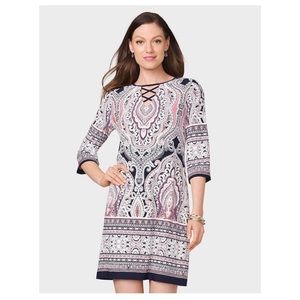Roz & Ali medallion print dress